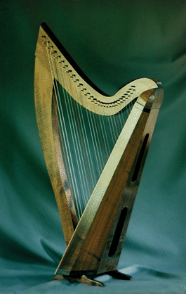 Studio Model Harp with staved back